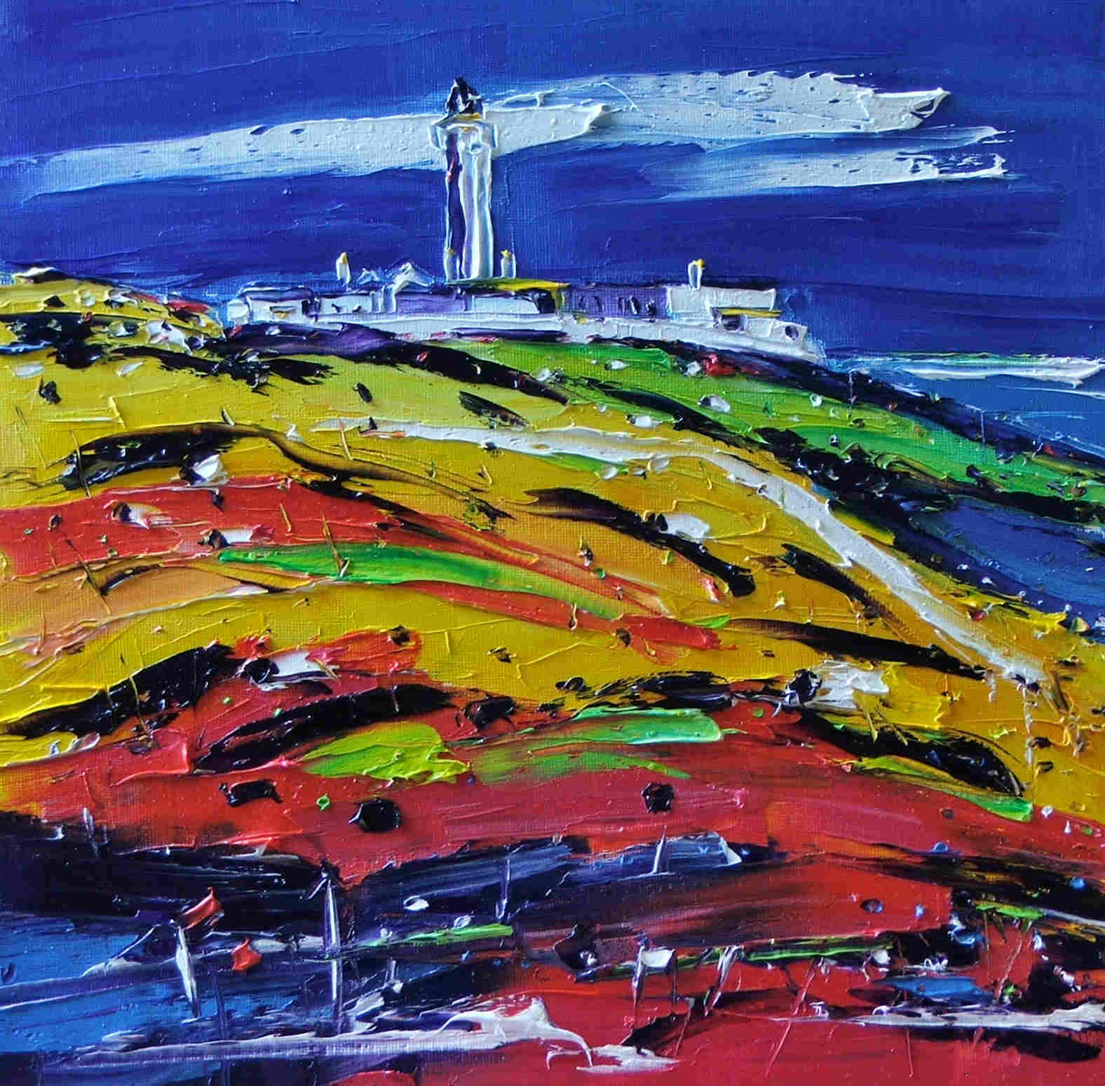 'Mull of Galloway Lighthouse' by artist Pat Kramek